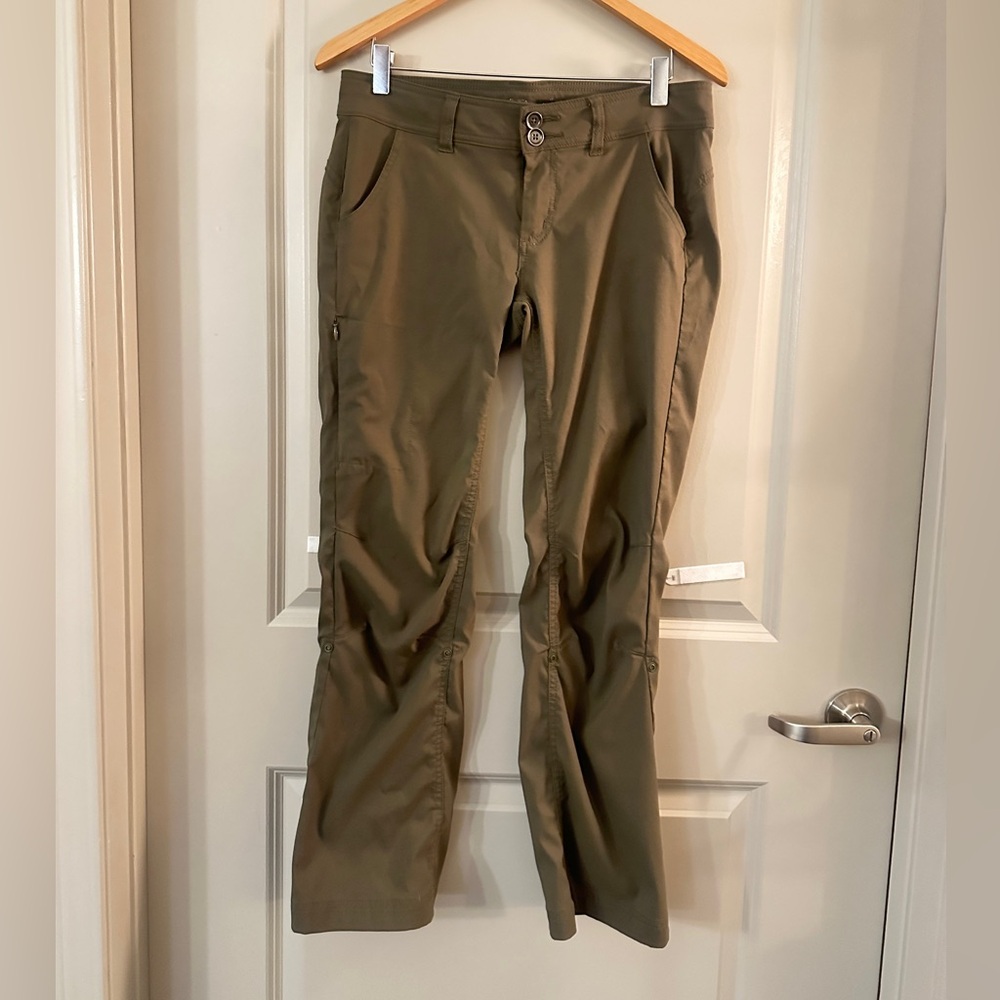 Prana Olive Green Buttoned Pants